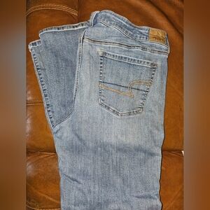 American Eagle Women's Stylish Blue Denim Jeans